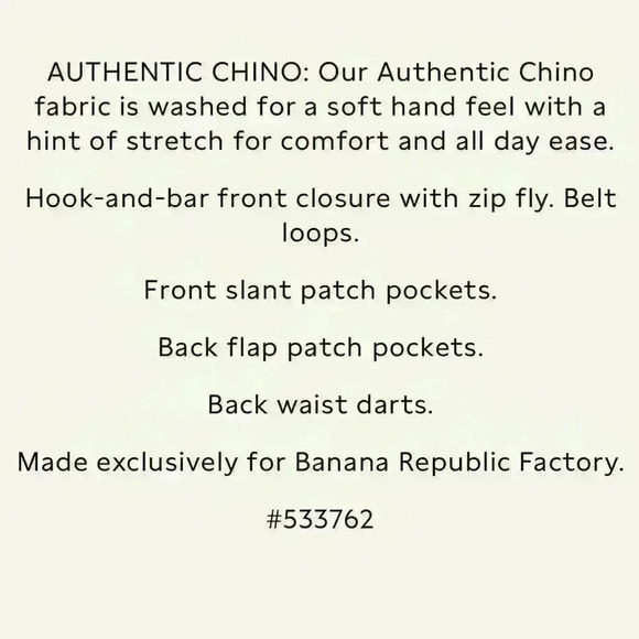 Banana Republic AUTHENTIC CHINO SHORT - Picture 7 of 8